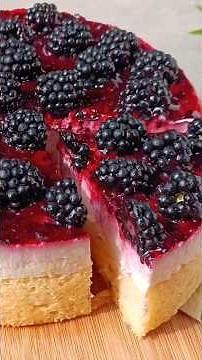 🍰 Einfacher Vanille-Brombeer-Kuchen | Schnelles Rezept für zu Hause 🫐