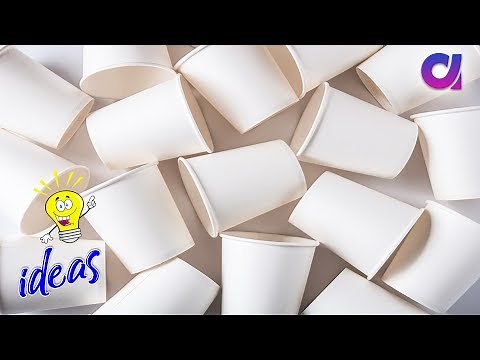 How to reuse waste Disposal Tea Glass | Best out of waste | Artkala 364