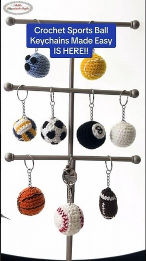 9 Best Crochet Sports Ball Keychain Patterns Made Easy