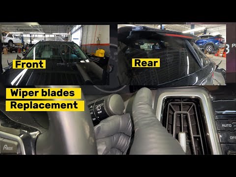 How to replace front and rear wiper blades on 21-23 KIA Sorento.