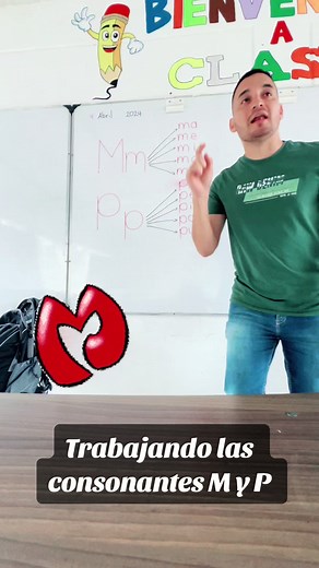 Explorando las consonantes M y P en el aula