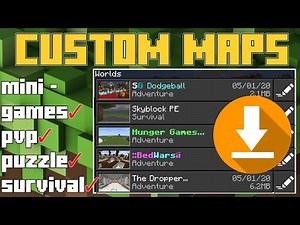 How to get custom maps on Minecraft Windows 10 Edition