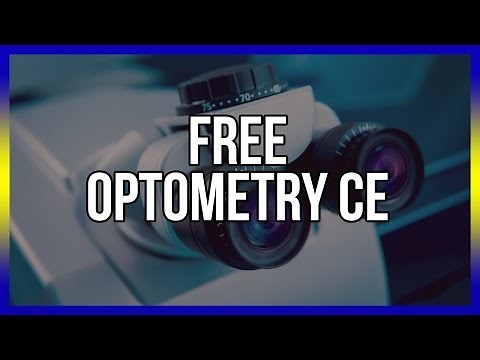 Free Optometry CE - Optometrist Training Courses Below