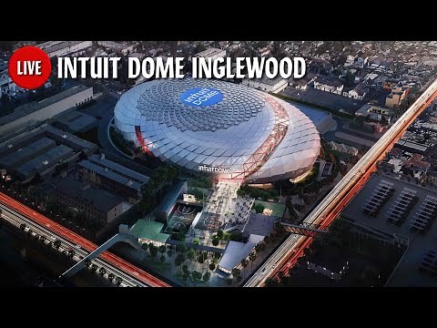 Live Intuit Dome LA Clippers Arena Construction
