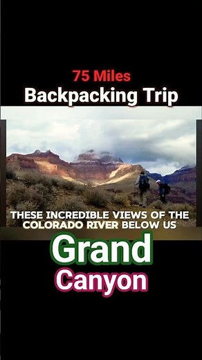 Backpacking in the Grand Canyon