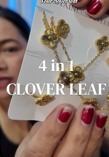 Stunning Four Clover Leaf Jewelry Set for Fashion Lovers