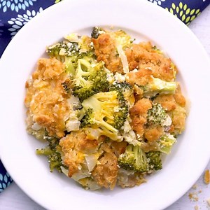 6.7K views · 122 reactions | Broccoli Casserole - Made with cream of mushroom soup, Ritz crackers and loads of cheddar cheese. Get the printable recipe: https://www.simplystacie.net/2014/07/broccoli-casserole/ | Simply Stacie | Facebook