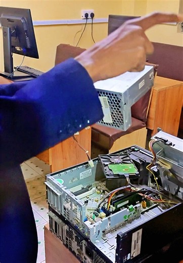 Computer Class: Parts of a Computer with Mr. Zakaria Hussein