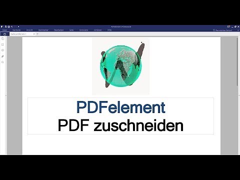 PDFelement - PDF zuschneiden