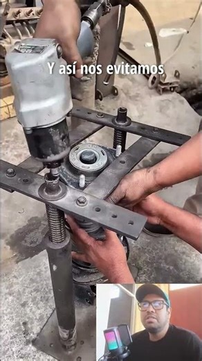 ✅Homemade Spring Compressor #mechanics #cars #workshop