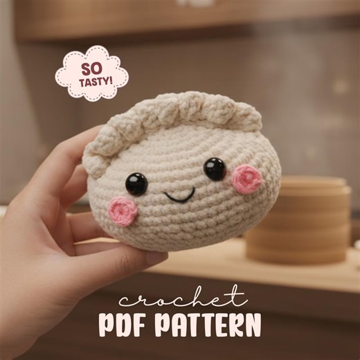 Dumpling Crochet Pattern PDF | Amigurumi Dumpling Plush | Kawaii Bao Mascot | Beginner Friendly, Cute Food Crochet, Instant Download - Etsy Australia