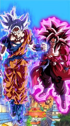 Goku vs xeno Goku (who is strongest)#dragonballz #viralshorts