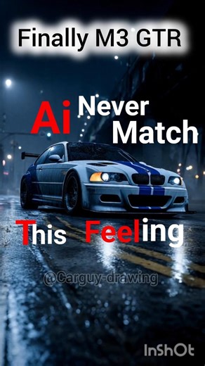 BMW M3 GTR Drawing with new Style. ‪@CarGuy-Drawing‬