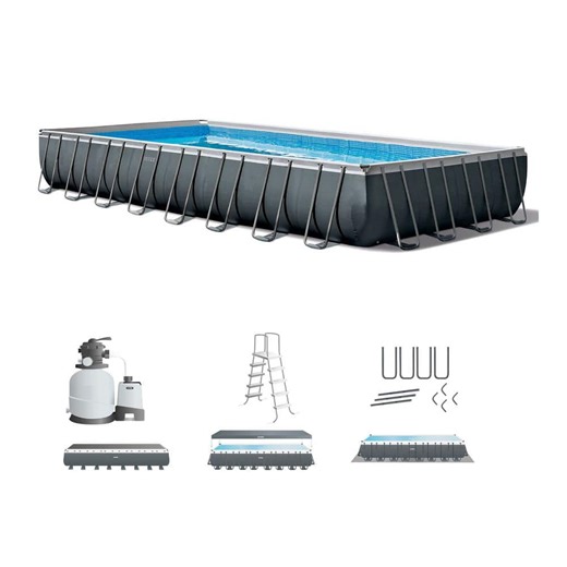 Reviews for Intex Ultra XTR 32 ft. x 16 ft. Rectangular 52 in. Deep Above Ground Pool Set | Pg 1 - The Home Depot