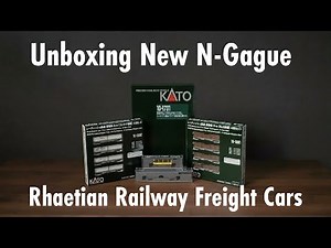 Unboxing Kato's New Rhaetian Railway Freight Cars (and some other stuff)