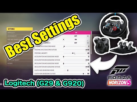Best Forza Horizon 5 Logitech Wheel Settings (G29 & G920)