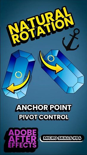 Anchor Point in After Effects (Micro Skill #04) — Make Rotations Feel Natural