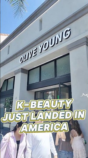 We went to the FIRST Olive Young in the US