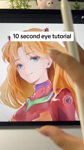 eye coloring tutorial ?? #digitalart #artprocess #drawing #animeart art hack beginner