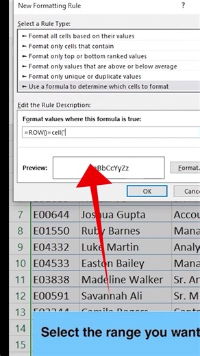 Ever lost track of your data while scrolling in Excel? 😅 Try this simple trick to make your active row glow like magic! #ExcelTipsByDieT #ExcelTipsPH #ExcelHack2025 | DieT