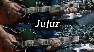 Radja - jujur | gitar cover | instrumen | lirik dan chord gitar | MuLir