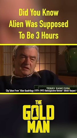 Did you know Alien was supposed to be 3 hours #shorts