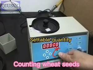 Automatic Seed Counter Device Machine Microcomputer Seeds Counting Instrument Equipment with 2 Sample Plates for Large Medium and Small Seeds