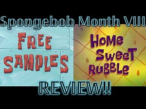 SpongeBob Month 8: Free Samples & Home Sweet Rubble REVIEW!!🍔🍍