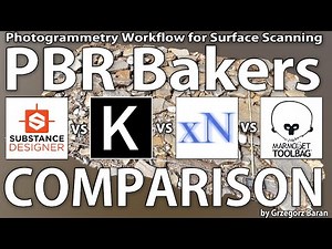 PBR Bakers Comparison - Designer - Knald - XNormal - Toolbag