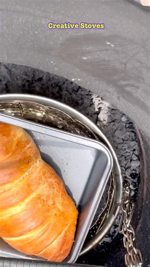 🔥 Rustic Bread Baked in a Wood-Fired Oven | Rustic Bread in a Wood-Fired Stove