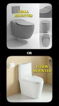 Wall Mounted vs Floor Mounted Commode 🚽✨