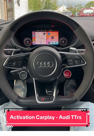 Activating Apple CarPlay in the Audi TT RS