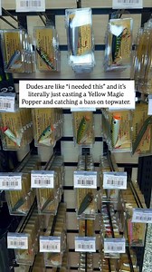 We agree. There’s just something so special about a topwater bite. Check out our full line of Yellow Magic Poppers to make it happen  https://tinyurl.com/f2b5ya9y | Tackle Addict | Facebook