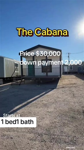 Beautiful 1 Bedroom Mobile Home for $30,000