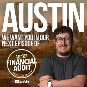 22K views · 234 reactions | AUSTIN! Financial Audit with Caleb Hammer is looking for local guests! Come to our Austin studio, talk finances on-camera, and walk away with $250, lifetime Simpler Budget Premium & Simpler Money access, plus a custom plan to beat debt and a budget you can ACTUALLY stick to. Ready to change your life? Apply now! | Caleb Hammer | Facebook