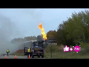 Runaway Train Diesel Engine! Norfolk Southern Train On Fire!