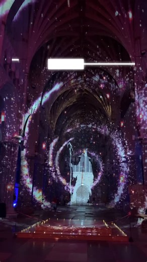 “The Storytellers” at Exeter Cathedral - an immersive sound light experience by Luxmuralis that takes you through the history of storytelling (from early oral tradition to classic literature) via a series of projection “chapters” inside the Cathedral. It’s running Wed 7 – Sat 10 January 2026. Tickets are £10 adult, £5 child (4–17), or £25 family (2 2) (subject to availability). #Exeter #ExeterDaily #ExeterCathedral #Luxmuralis | ExeterDaily