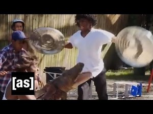 Backyard Wrestling Gator | Loiter Squad | Adult Swim