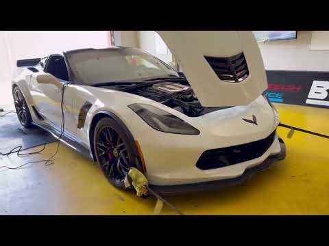 CAMMED C7 Z06 CORVETTE DYNO RUN, WALK AROUND AND IDLE