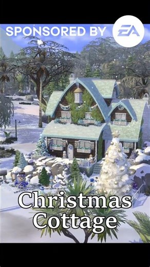 Cozy Christmas 🎄 Cottage Build Tour - Sims 4!