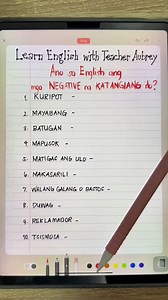 Ano sa English ang TSISMOSA at iba pa? Filipino to English Translation ✔️ #learnenglishwithteacheraubrey | Learn English with Teacher Aubrey