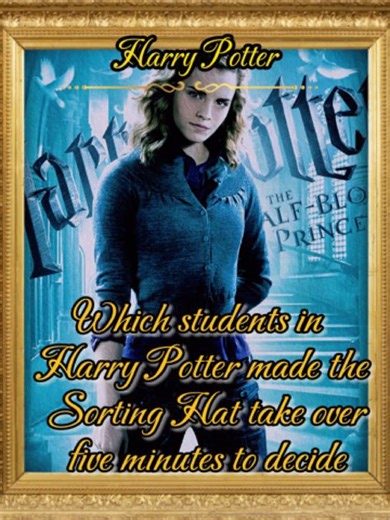 Which students in Harry Potter made the sorting hat take over five minutes to decide.#Harrypotter #usa #fyppppppppppppppppppppppp #fyp