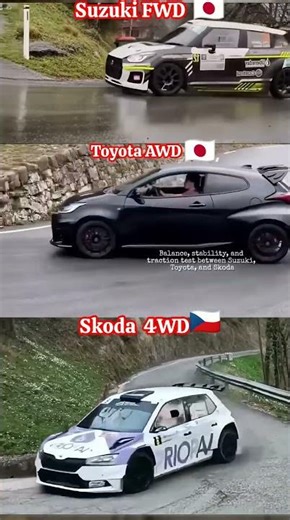 FWD vs AWD vs 4WD ⚠️ Suzuki vs Toyota vs Skoda