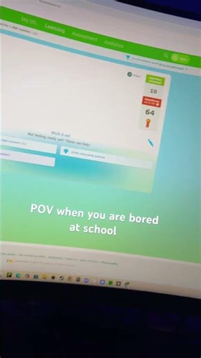 POV: When you’re bored at school... 🥱💻 #Shorts #School #Relatable