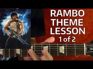 How to Play the theme to Rambo's First Blood on the guitar