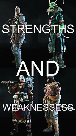 For Honor characters greatest Strengths and Weaknessess pt.6 #forhonor #forhonortiktok #forhonorsamurai #shinobi #aramusha #hitokiri #kyoshin #strengthsandweaknesses #twitch #twitchstreamers #youtube