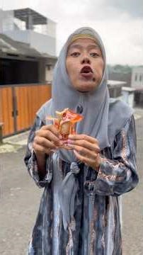 Bu Amel makan sate jepang #comedy #buamel