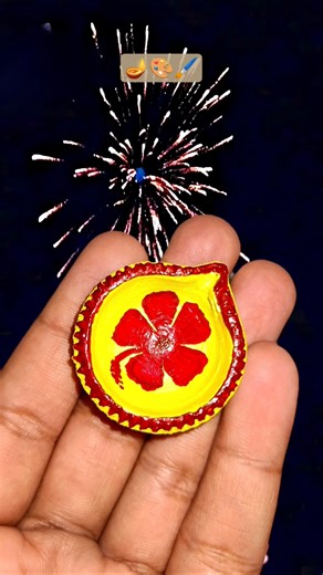 Turn a Simple Diya into a Masterpiece! 🪔✨ (So Satisfying!) #diy #shorts