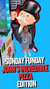 John's Incredible 🍕 #sundayfunday #familyfun 🕹️🎢🛝🍕