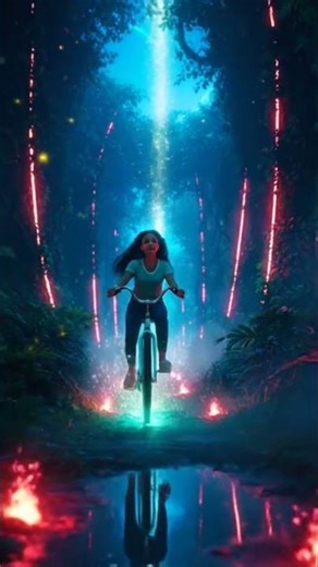 Glowing Jungle Path – Mesmerizing Loop